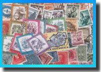100 verschiedene Briefmarken ÖSTERREICH